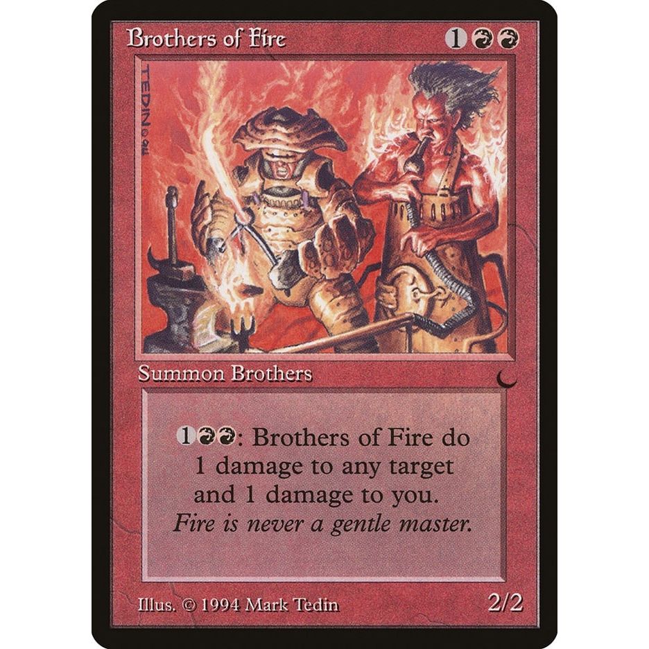 Image for Brothers of Fire (DRK) - Magic: The Gathering