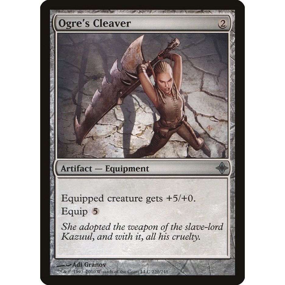 Image for Ogre's Cleaver (220) (ROE) - Magic: The Gathering