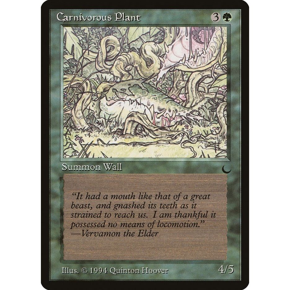 Image for Carnivorous Plant (DRK) - Magic: The Gathering
