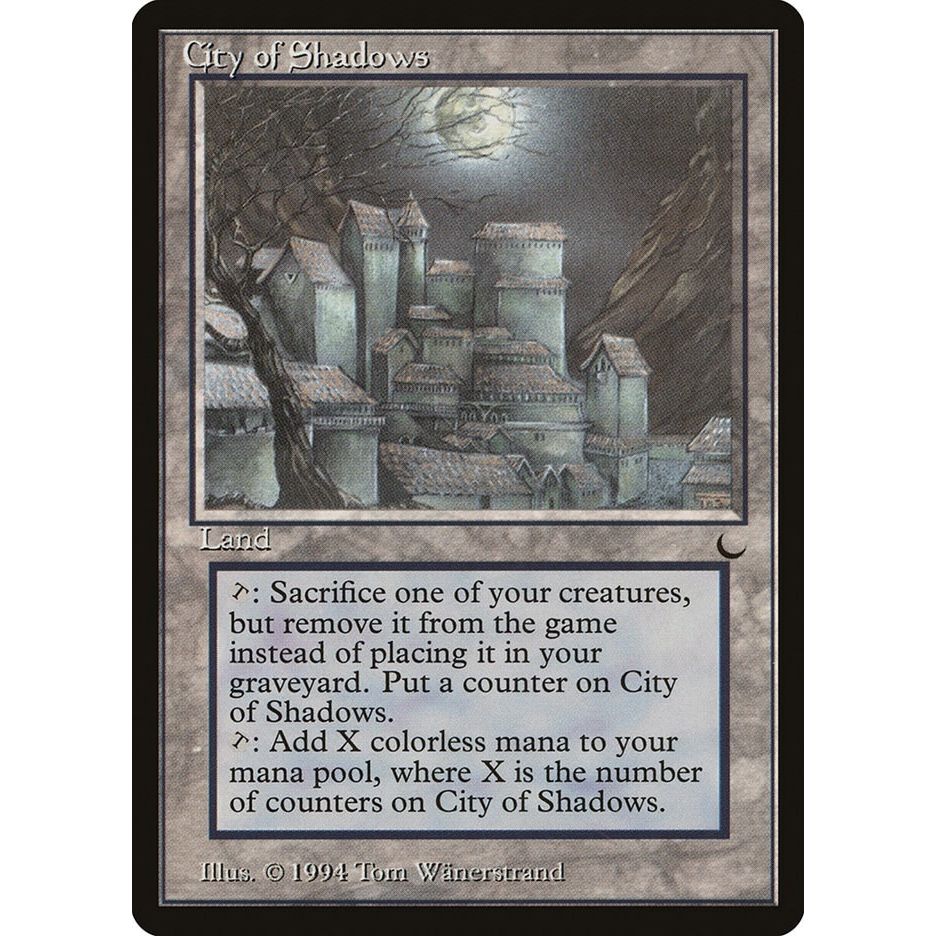 Image for City of Shadows (DRK) - Magic: The Gathering
