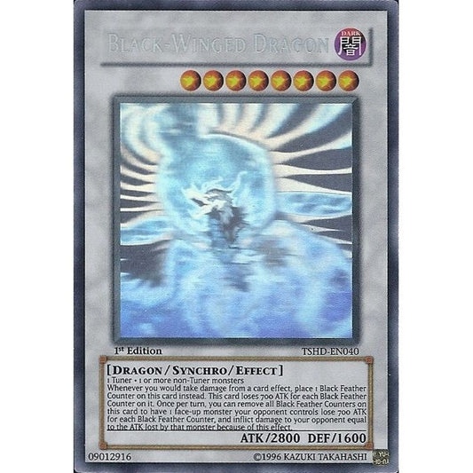 Image for Black-Winged Dragon (Ghost Rare) (TSHD-EN040) (TSHD) - YuGiOh