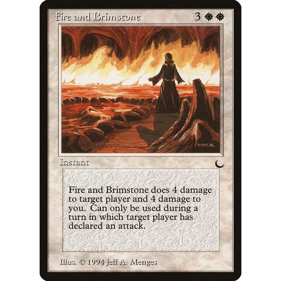 Image for Fire and Brimstone (DRK) - Magic: The Gathering