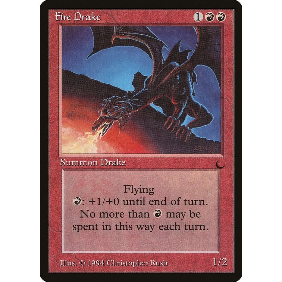 Image for Fire Drake (DRK) - Magic: The Gathering
