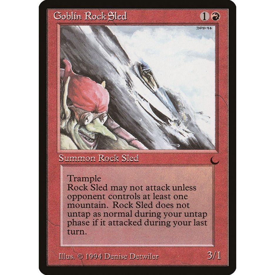 Image for Goblin Rock Sled (DRK) - Magic: The Gathering