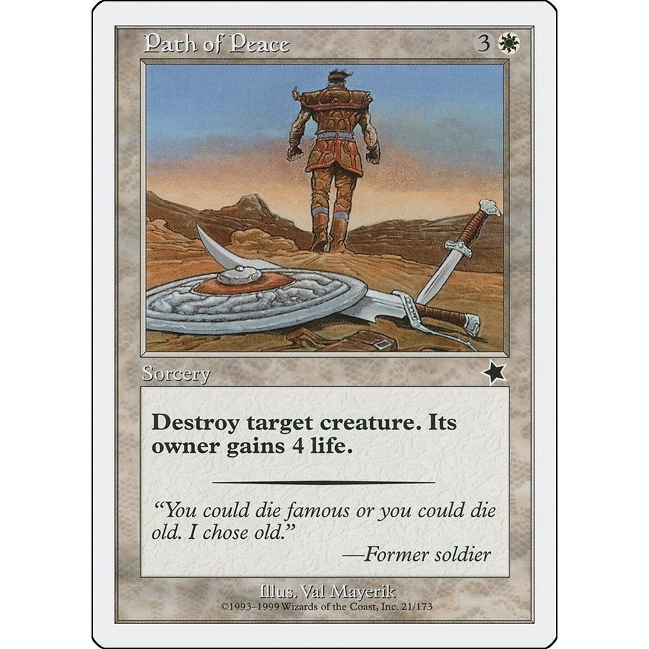 Image for Path of Peace (21) (S99) - Magic: The Gathering