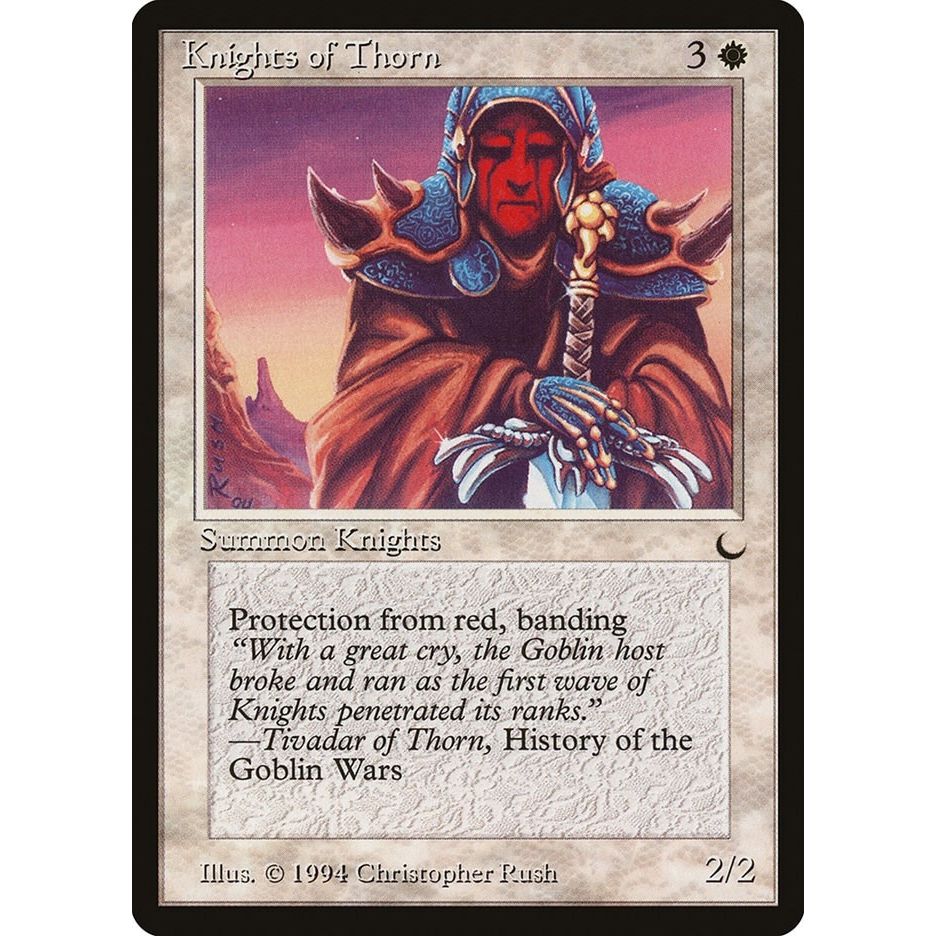 Image for Knights of Thorn (DRK) - Magic: The Gathering