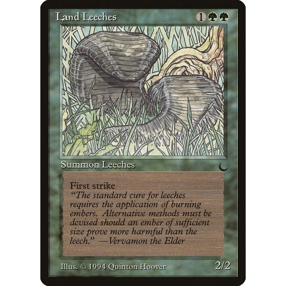 Image for Land Leeches (DRK) - Magic: The Gathering