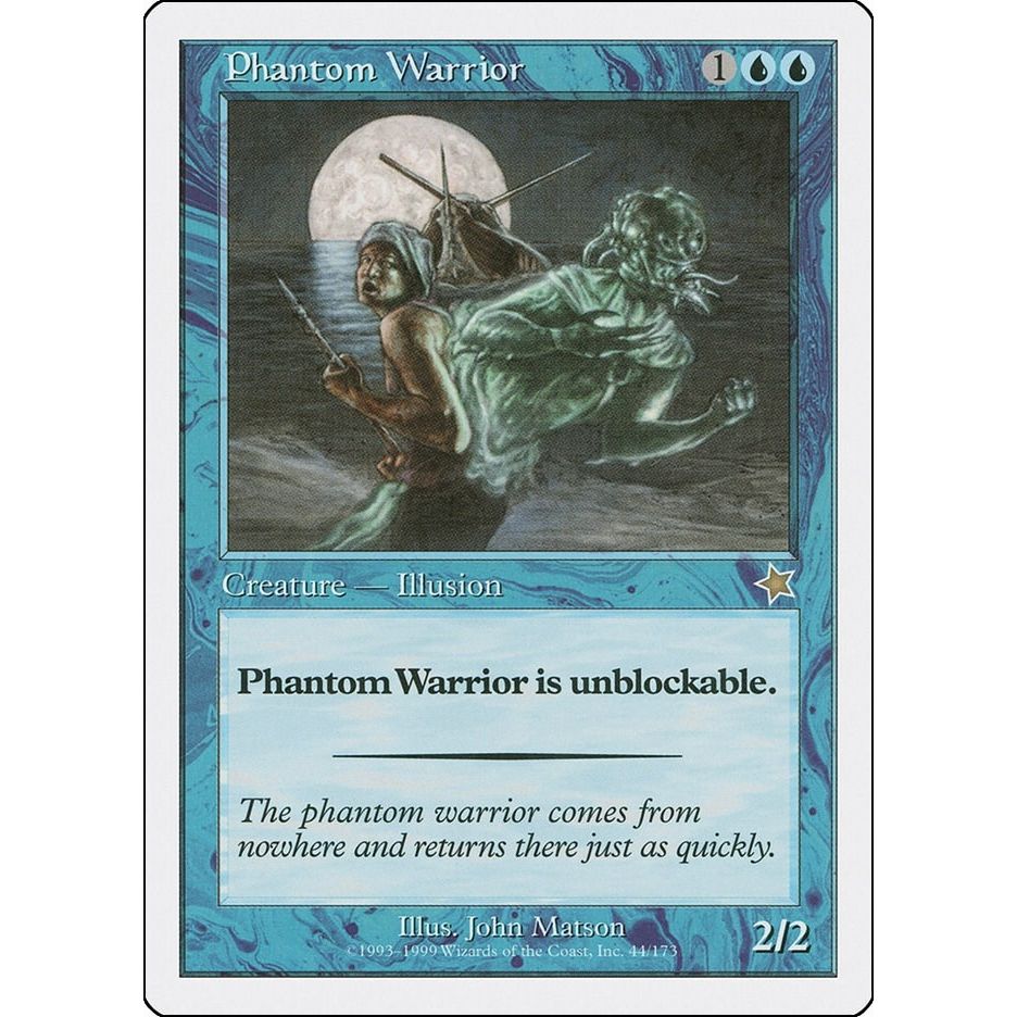 Image for Phantom Warrior (44) (S99) - Magic: The Gathering