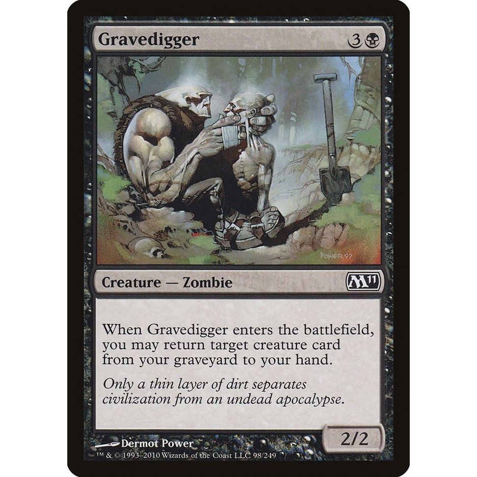 Image for Gravedigger (98) (M11) - Magic: The Gathering