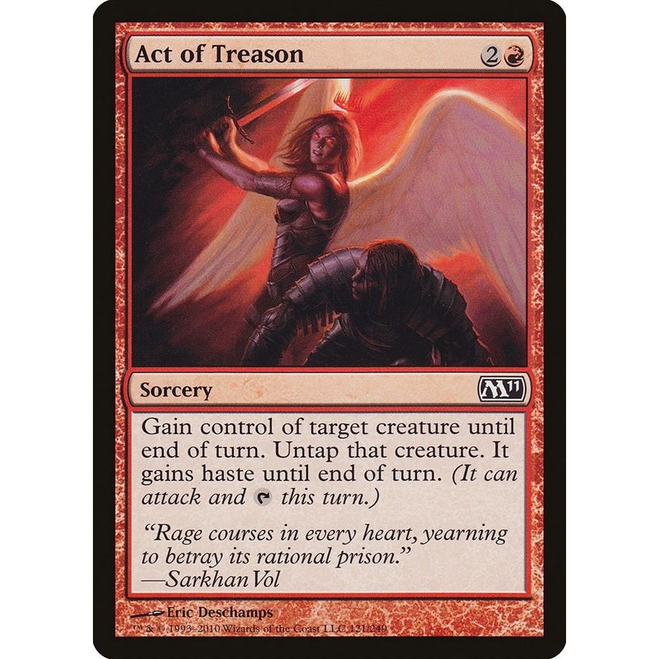 Image for Act of Treason (121) (M11) - Magic: The Gathering