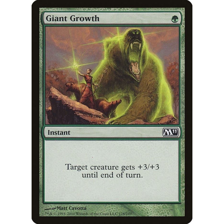 Image for Giant Growth (178) (M11) - Magic: The Gathering
