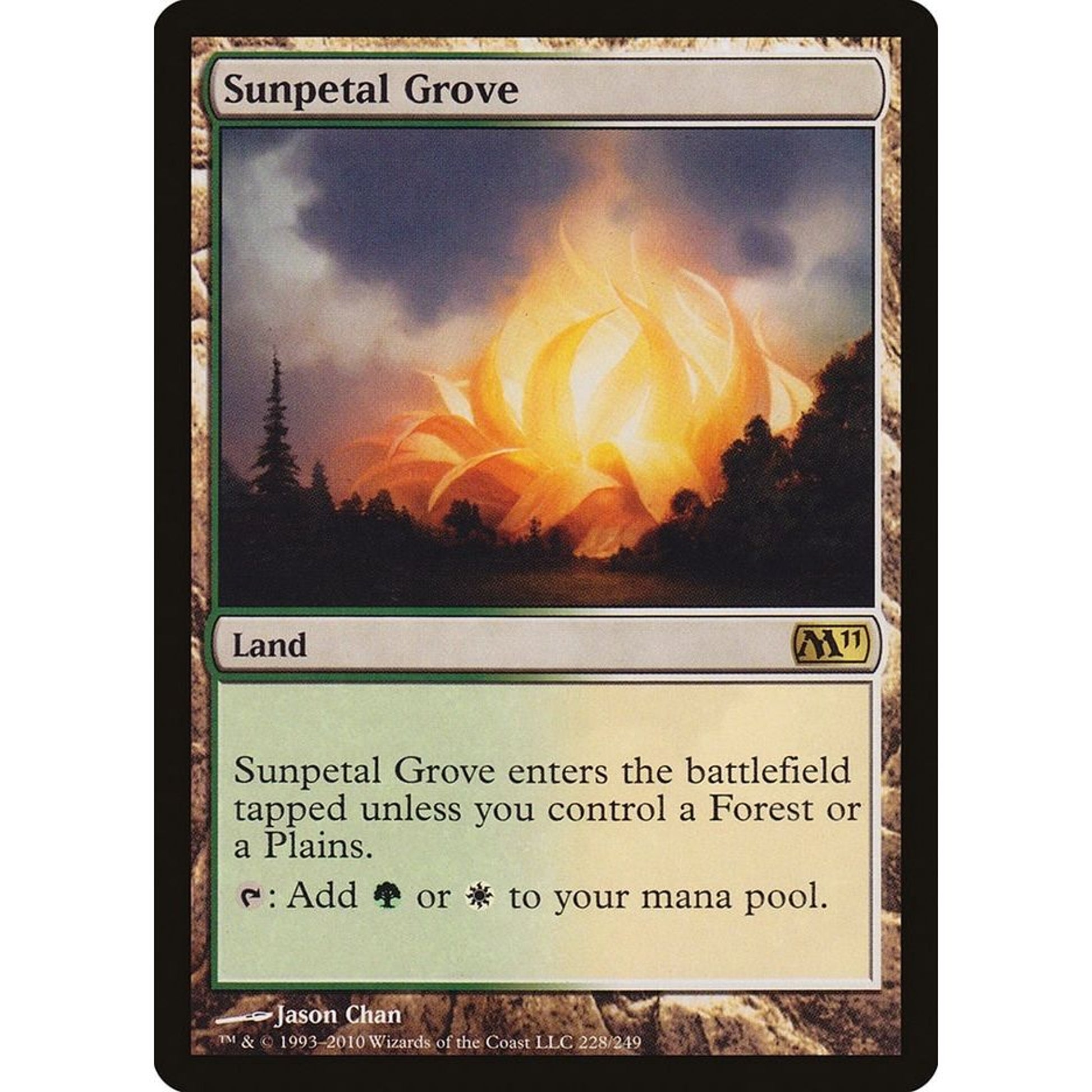 Image for Sunpetal Grove (228) (M11) - Magic: The Gathering