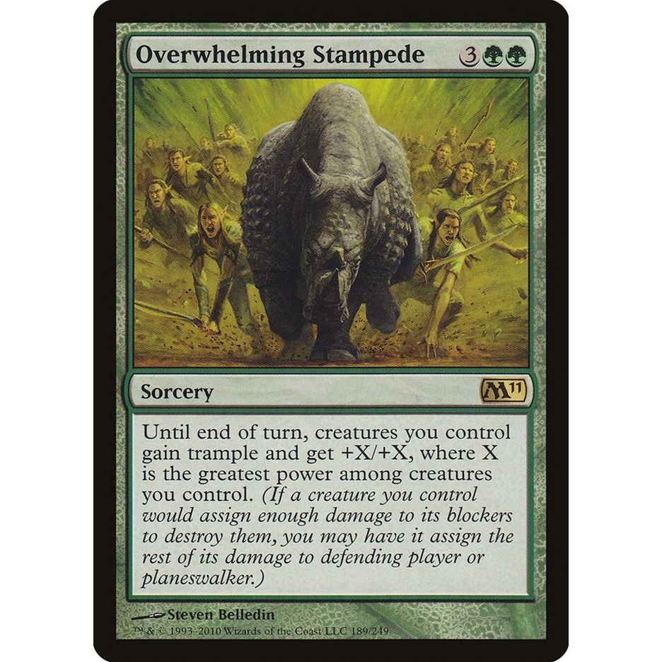 Image for Overwhelming Stampede (189) (M11) - Magic: The Gathering