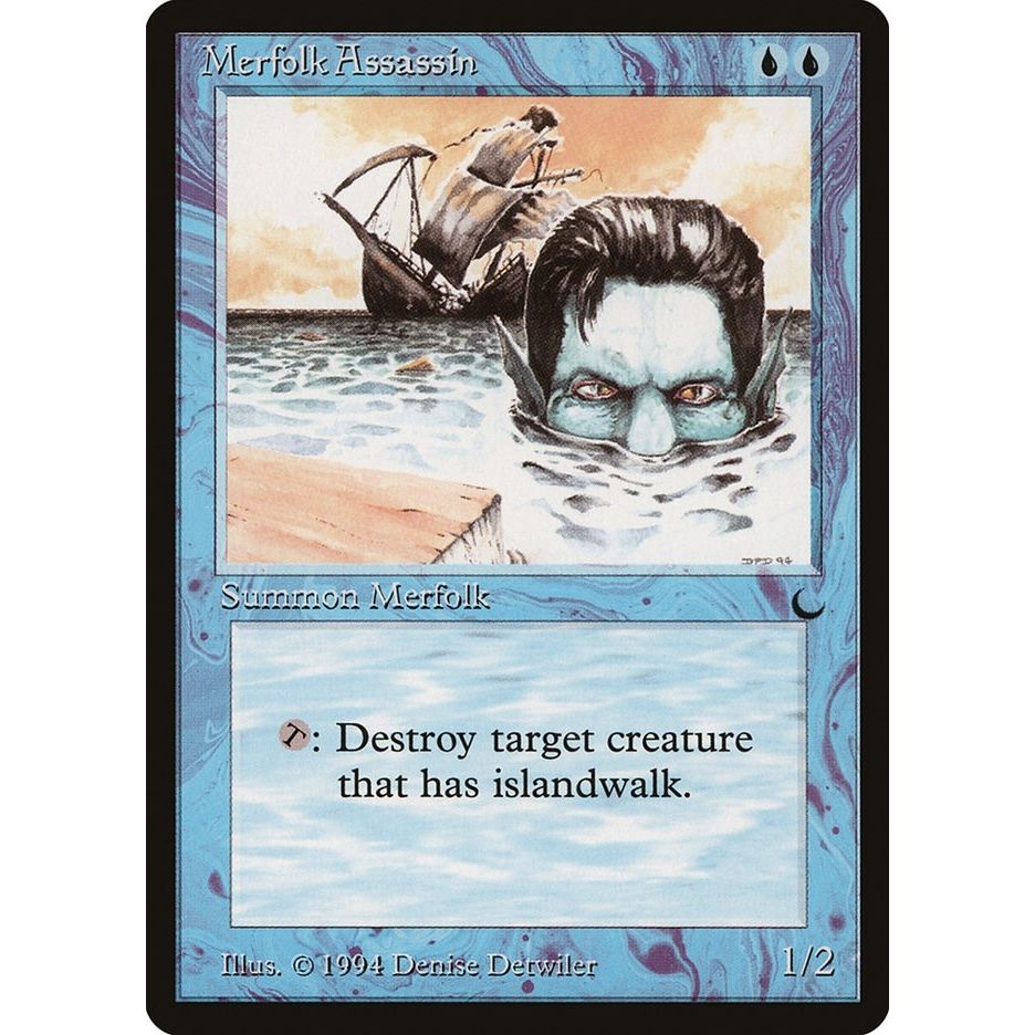 Image for Merfolk Assassin (DRK) - Magic: The Gathering