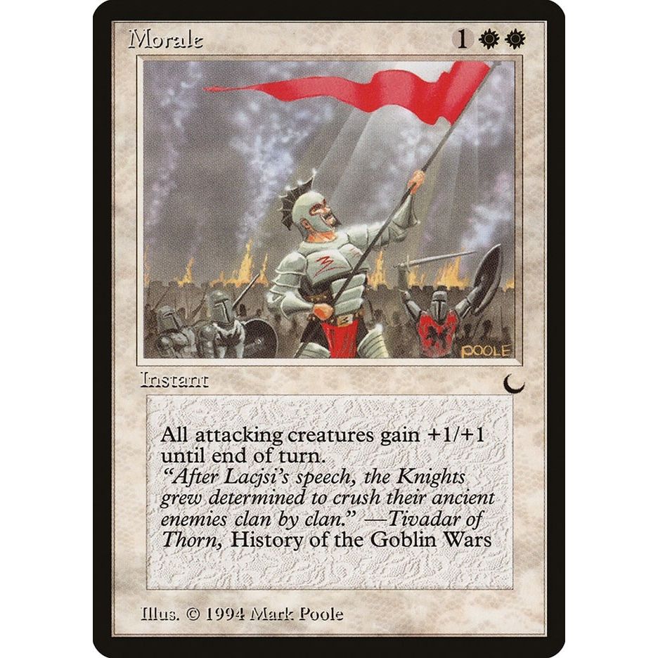 Image for Morale (DRK) - Magic: The Gathering
