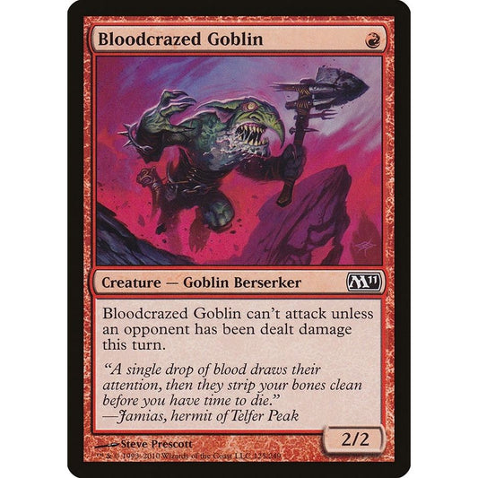 Image for Bloodcrazed Goblin (125) (M11) - Magic: The Gathering