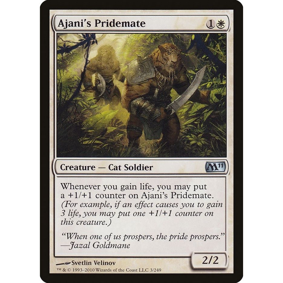 Image for Ajani's Pridemate (3) (M11) - Magic: The Gathering