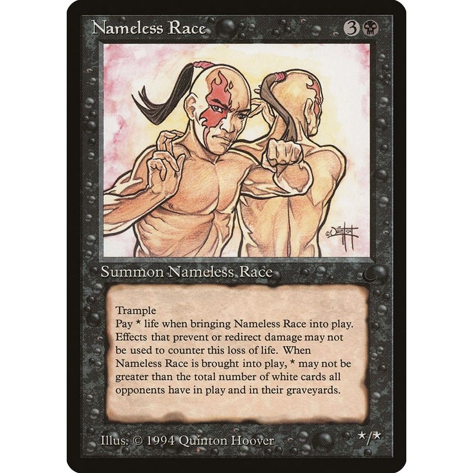 Image for Nameless Race (DRK) - Magic: The Gathering