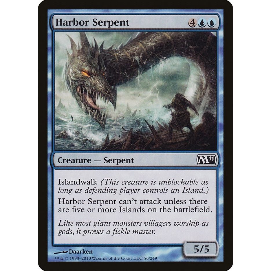 Image for Harbor Serpent (56) (M11) - Magic: The Gathering