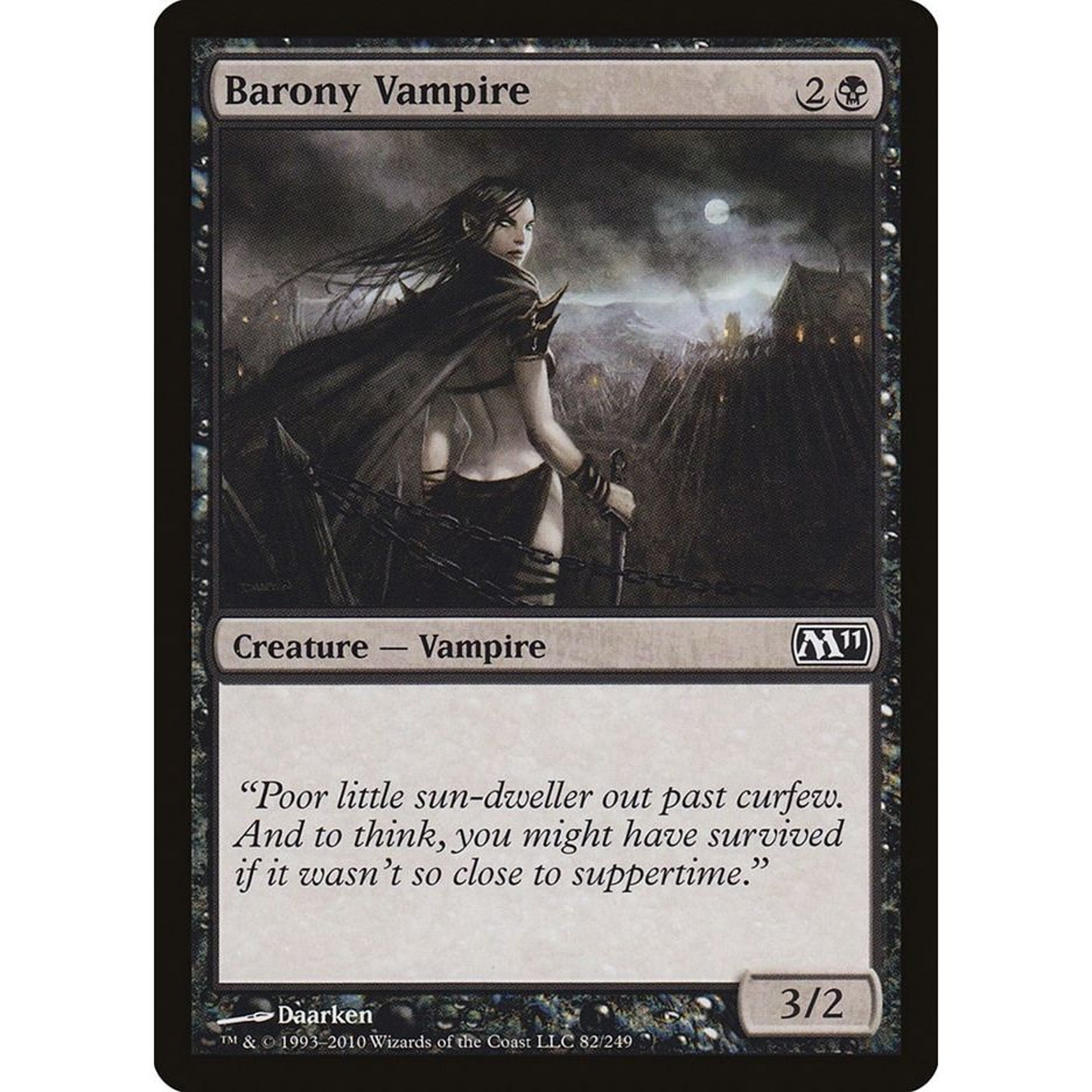 Image for Barony Vampire (82) (M11) - Magic: The Gathering