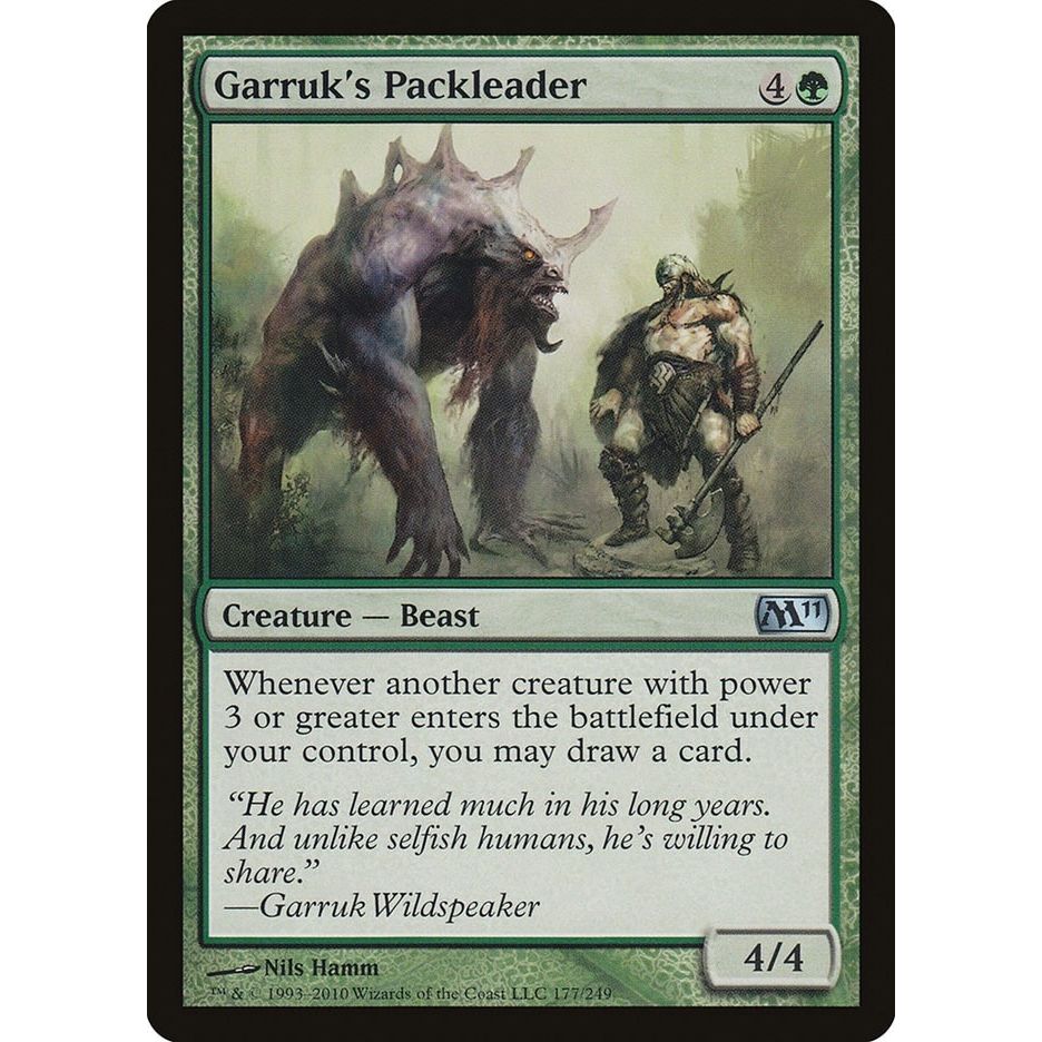 Image for Garruk's Packleader (177) (M11) - Magic: The Gathering