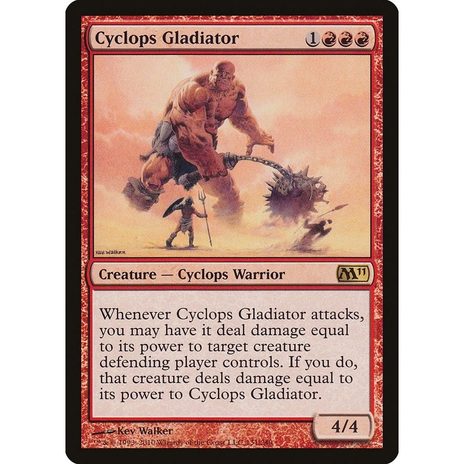 Image for Cyclops Gladiator (131) (M11) - Magic: The Gathering