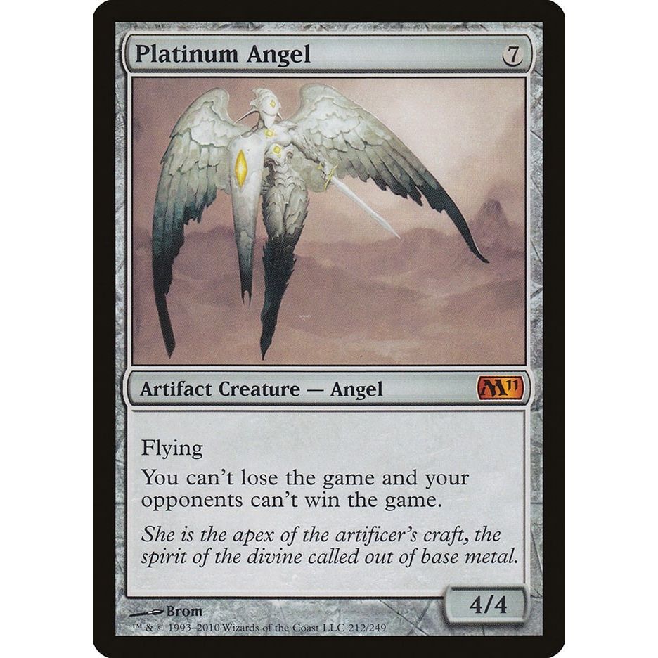 Image for Platinum Angel (212) (M11) - Magic: The Gathering