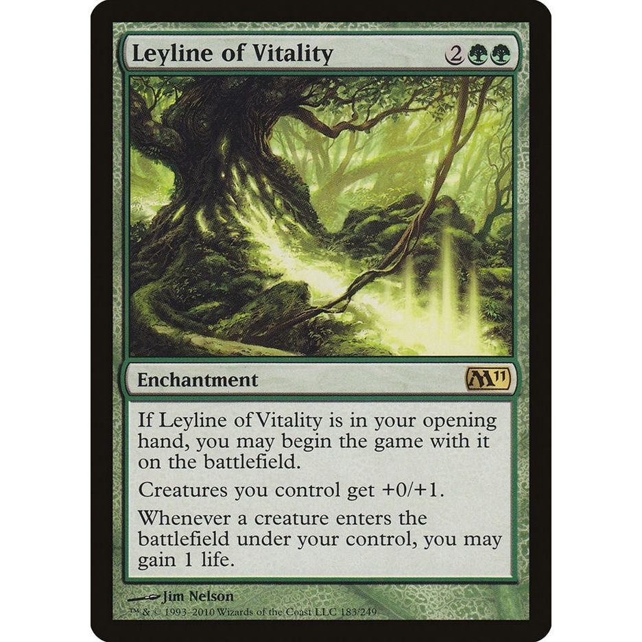 Image for Leyline of Vitality (183) (M11) - Magic: The Gathering