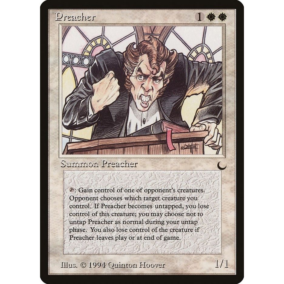 Image for Preacher (DRK) - Magic: The Gathering