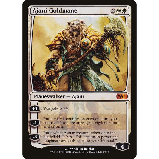 Image for Ajani Goldmane (1) (M11) - Magic: The Gathering