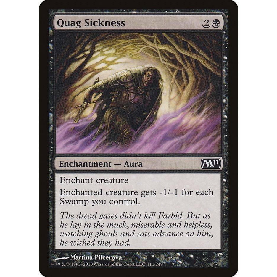 Image for Quag Sickness (111) (M11) - Magic: The Gathering