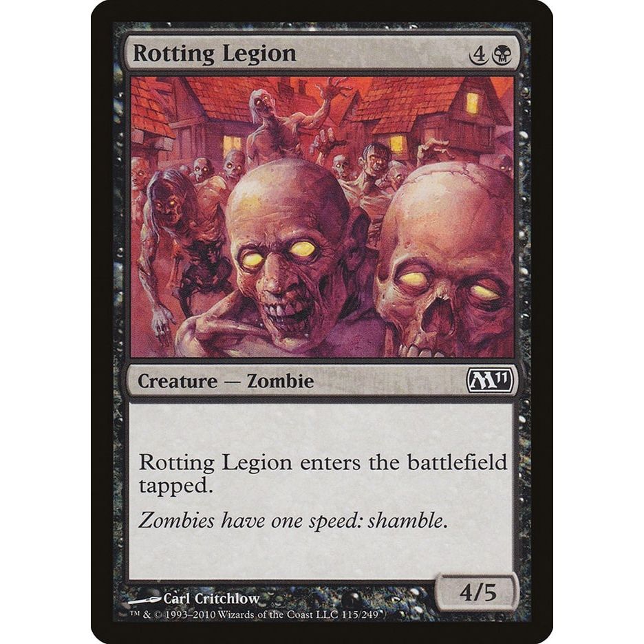 Image for Rotting Legion (115) (M11) - Magic: The Gathering