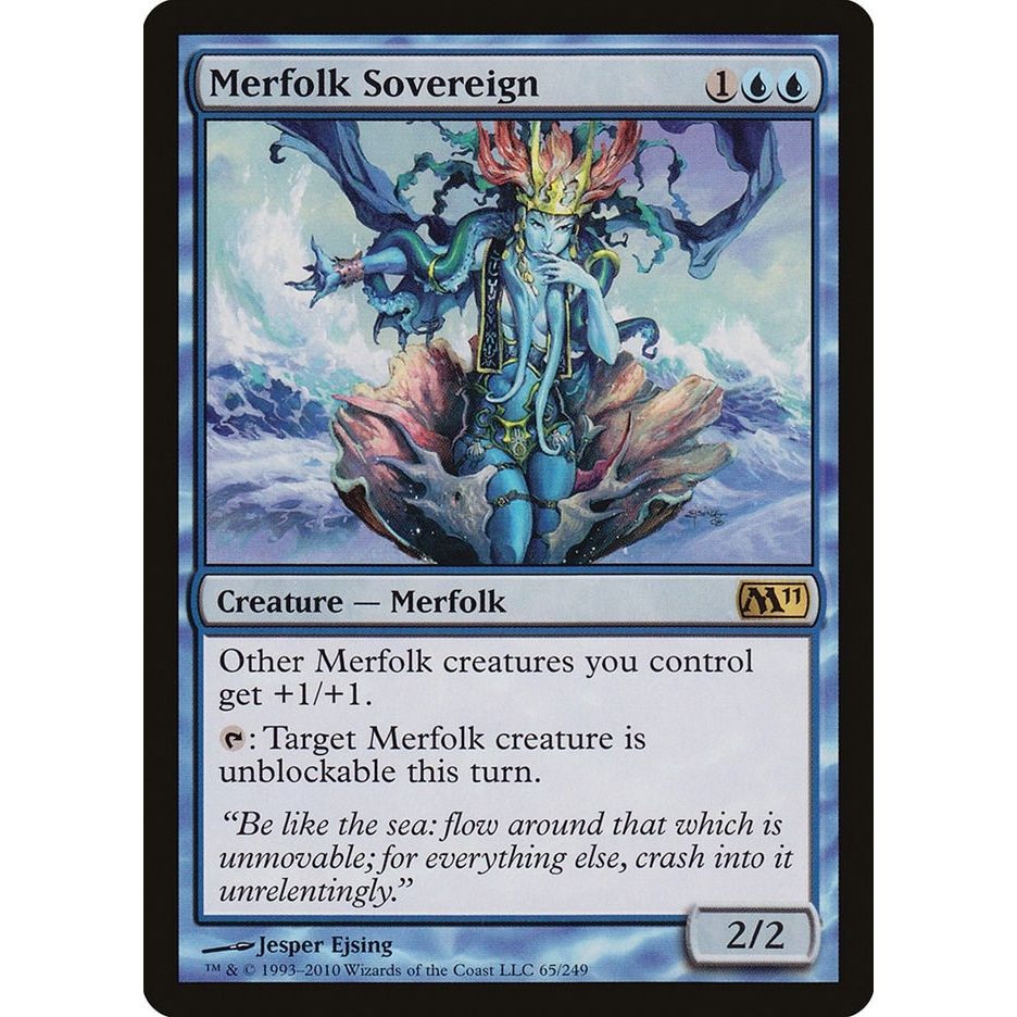 Image for Merfolk Sovereign (65) (M11) - Magic: The Gathering