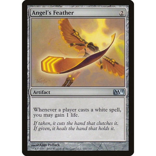 Image for Angel's Feather (201) (M11) - Magic: The Gathering
