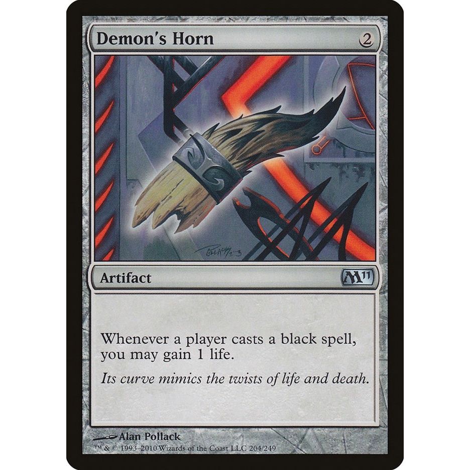 Image for Demon's Horn (204) (M11) - Magic: The Gathering