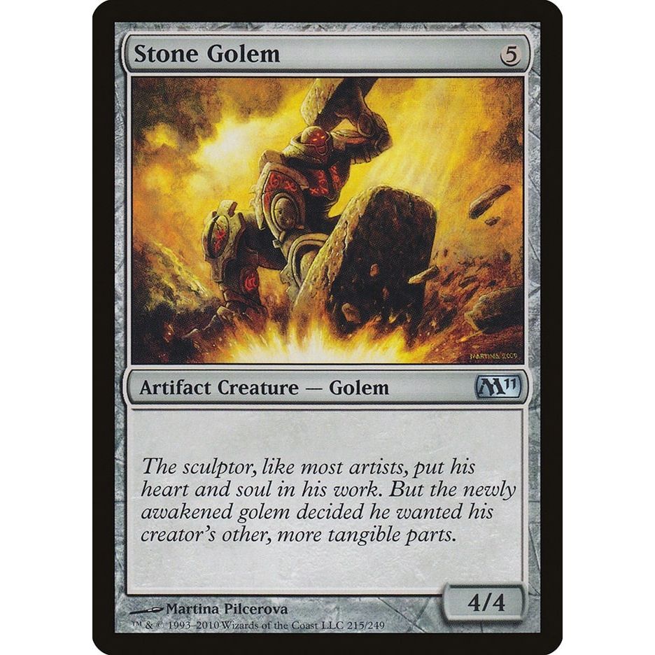 Image for Stone Golem (215) (M11) - Magic: The Gathering