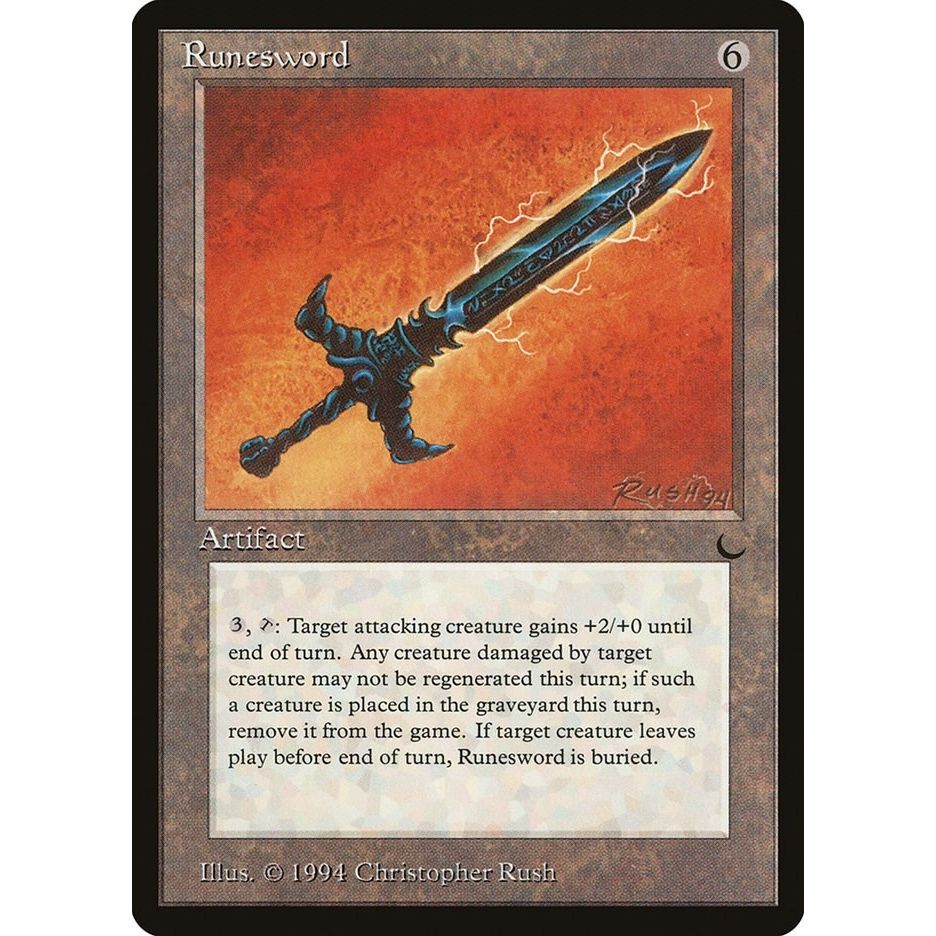 Image for Runesword (DRK) - Magic: The Gathering