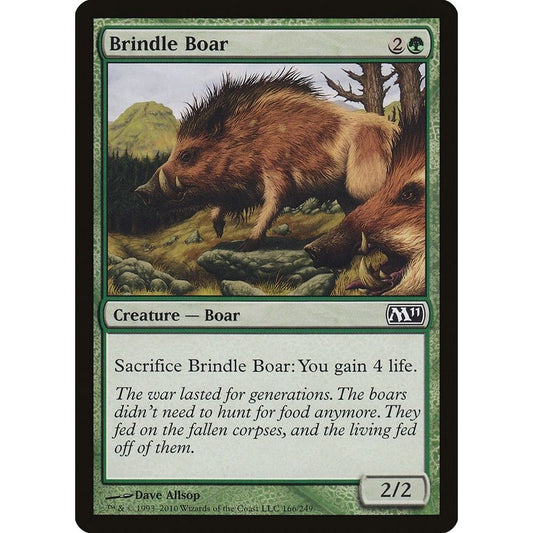 Image for Brindle Boar (166) (M11) - Magic: The Gathering