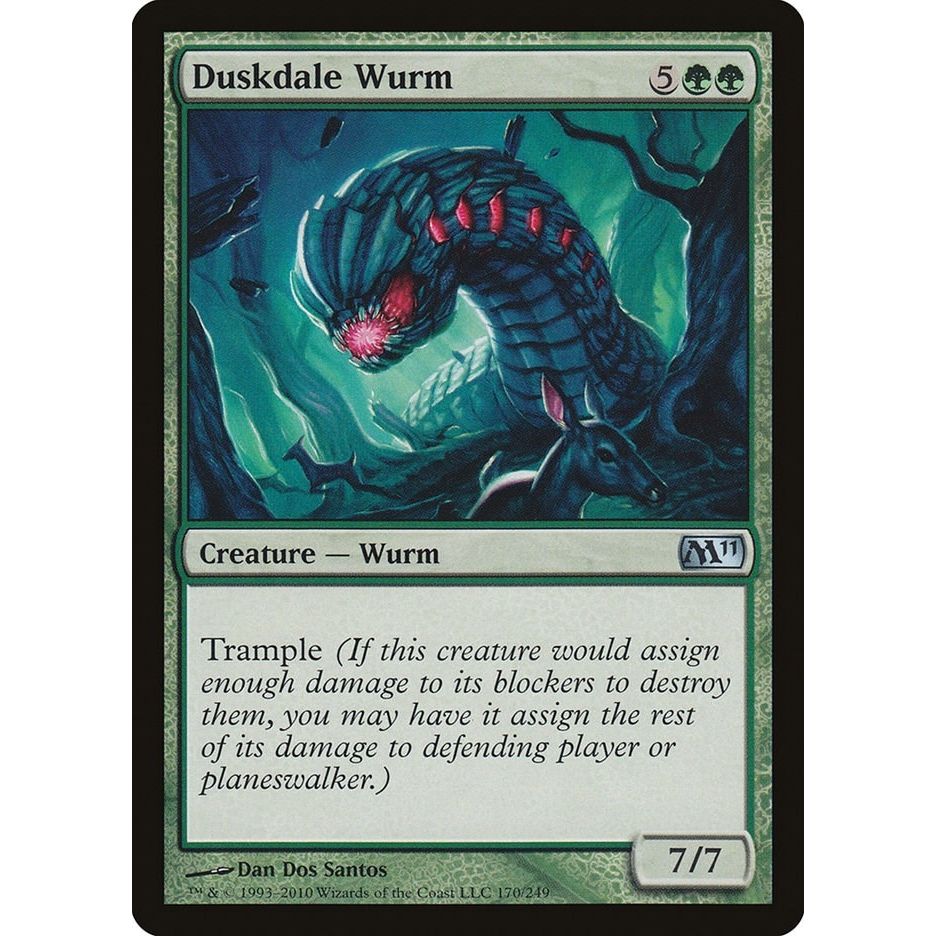 Image for Duskdale Wurm (170) (M11) - Magic: The Gathering