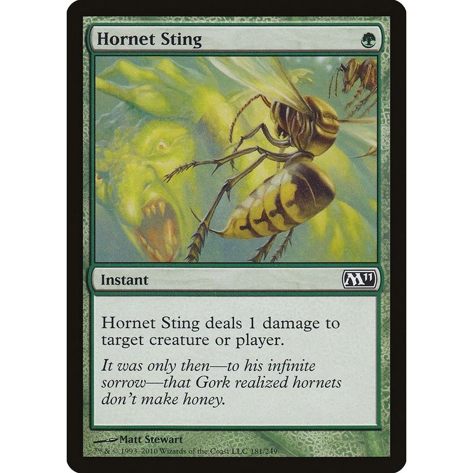 Image for Hornet Sting (181) (M11) - Magic: The Gathering