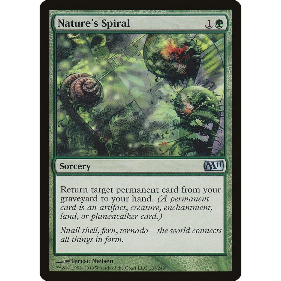Image for Nature's Spiral (187) (M11) - Magic: The Gathering
