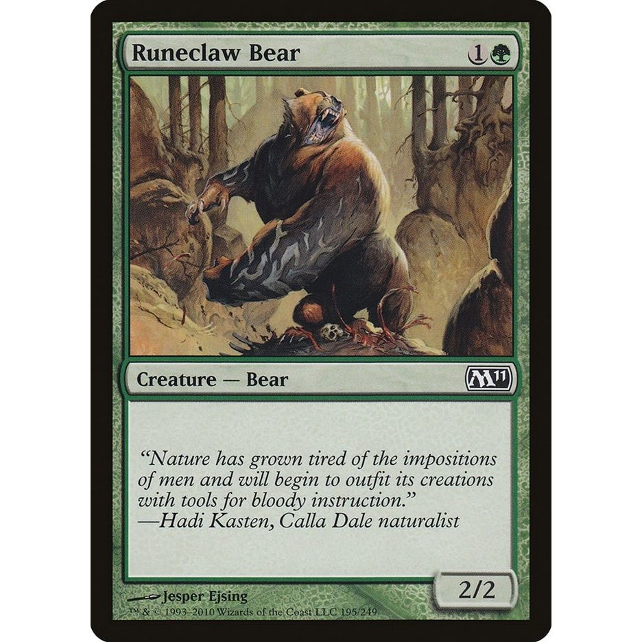 Image for Runeclaw Bear (195) (M11) - Magic: The Gathering