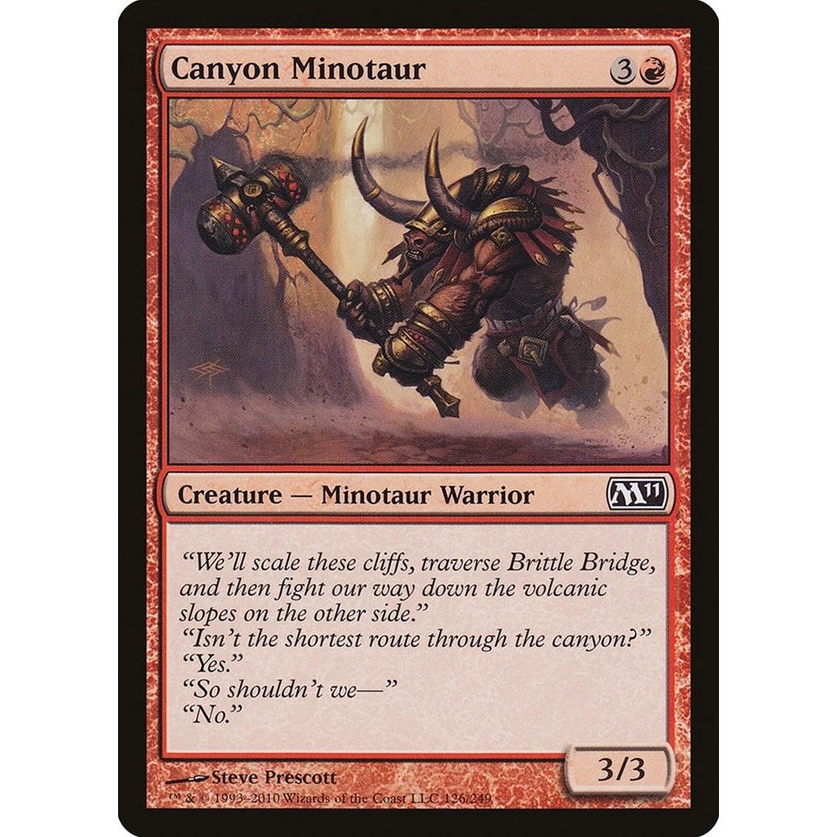 Image for Canyon Minotaur (126) (M11) - Magic: The Gathering