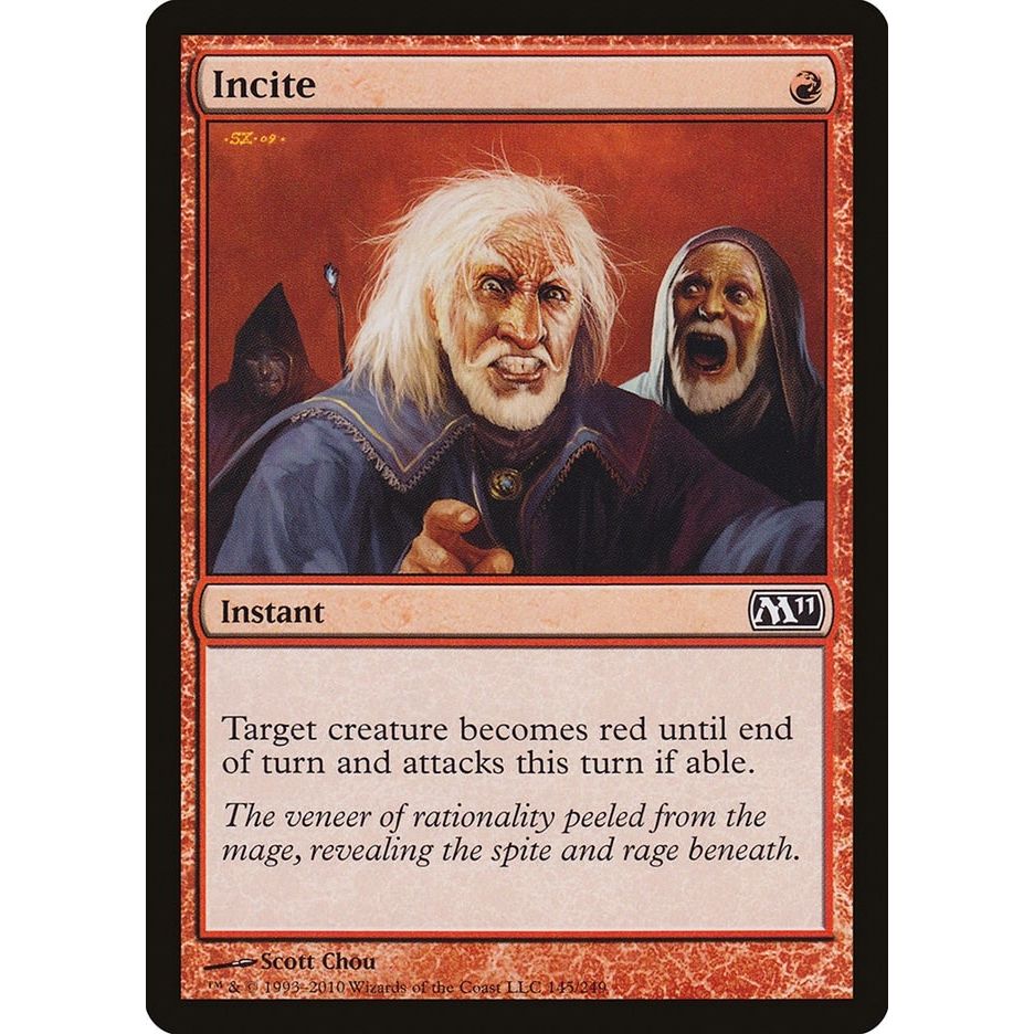 Image for Incite (145) (M11) - Magic: The Gathering