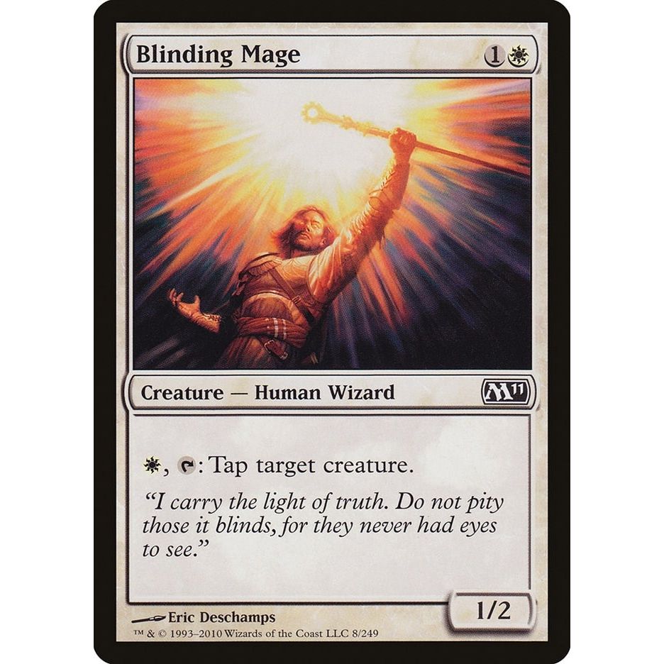 Image for Blinding Mage (8) (M11) - Magic: The Gathering