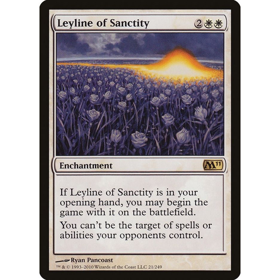 Image for Leyline of Sanctity (21) (M11) - Magic: The Gathering