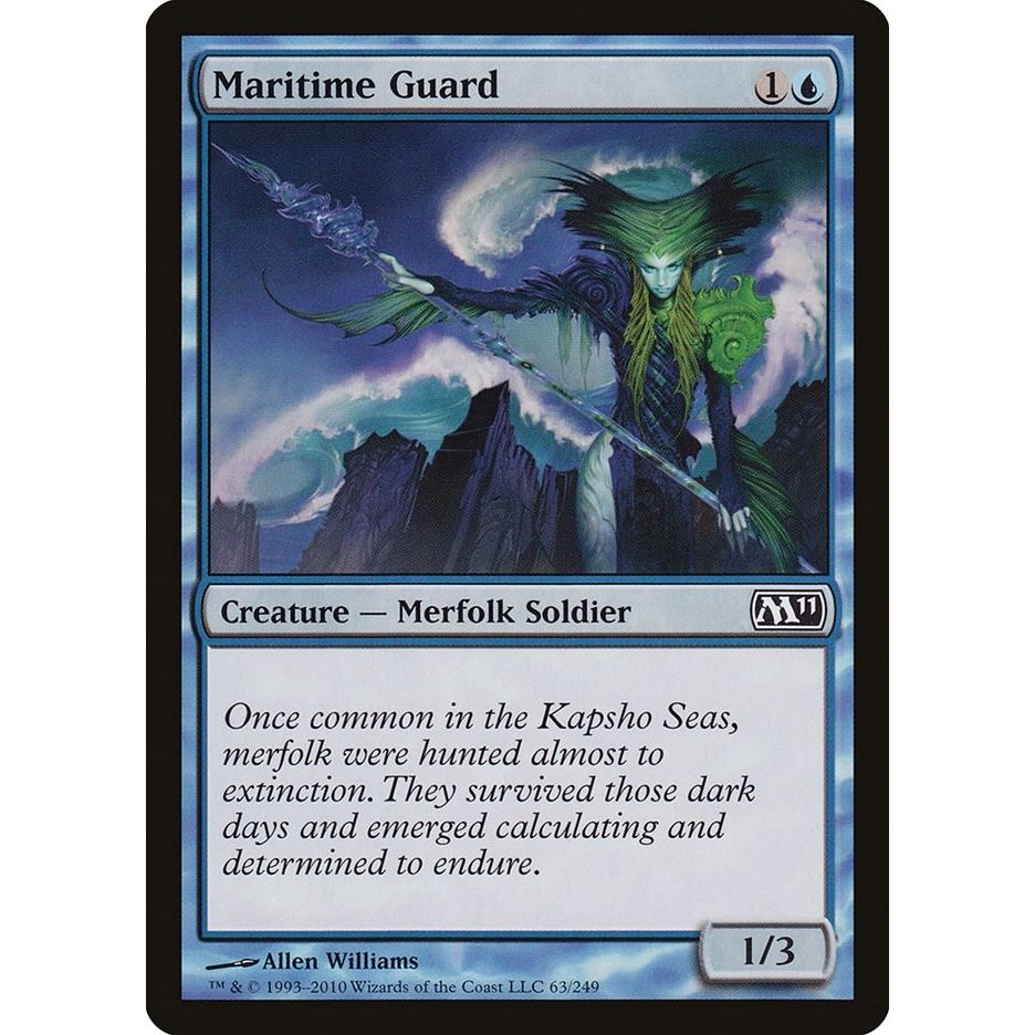 Image for Maritime Guard (63) (M11) - Magic: The Gathering