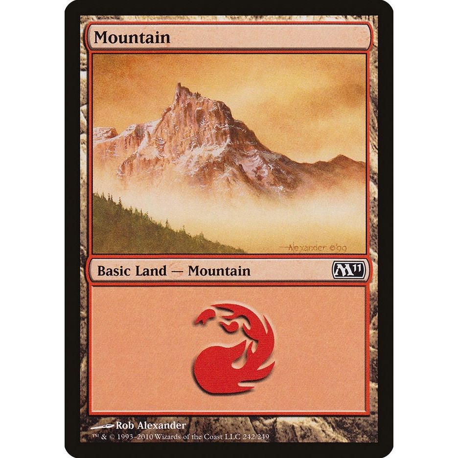 Image for Mountain (242) (242) (M11) - Magic: The Gathering