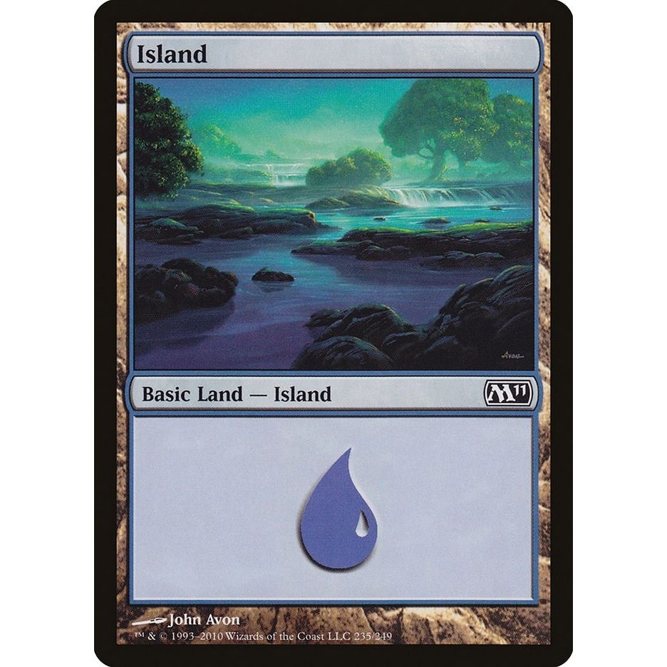 Image for Island (235) (235) (M11) - Magic: The Gathering