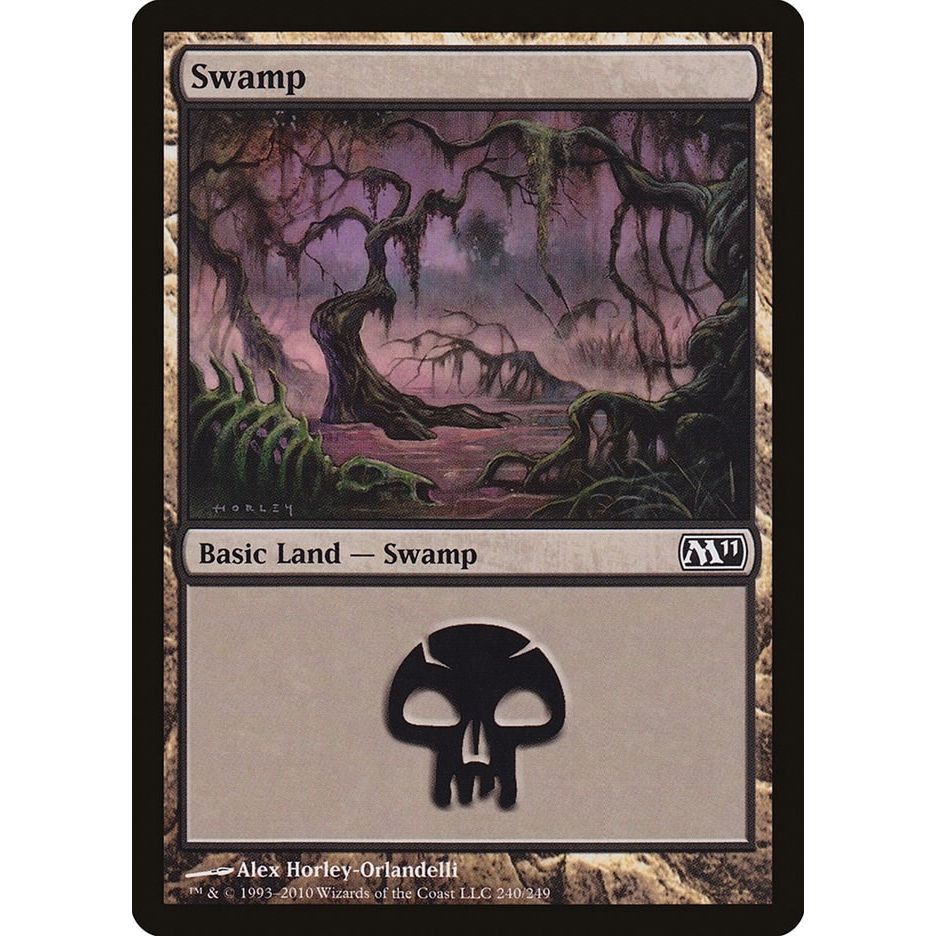 Image for Swamp (240) (240) (M11) - Magic: The Gathering